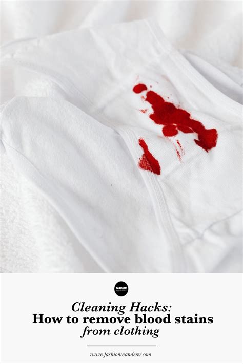 how to get fake blood out of white clothing|How to Remove Blood Stains From Clothes and Fabrics Like a .